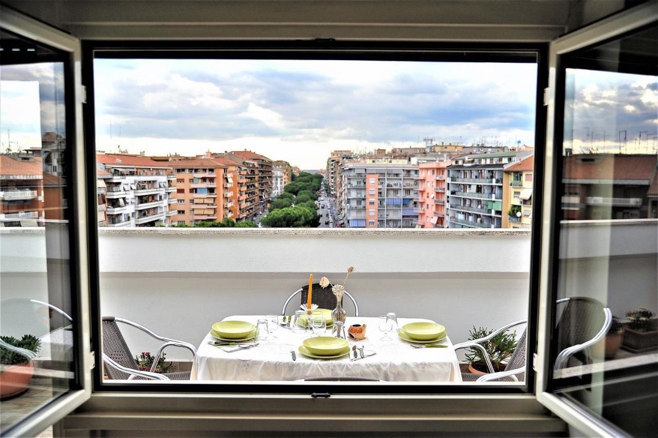 Attico Luminoso Terrazza Metro A Aria Cond Wifi Apartment Рим Екстериор снимка